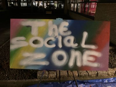 social zone graffiti activiteit drimmelen